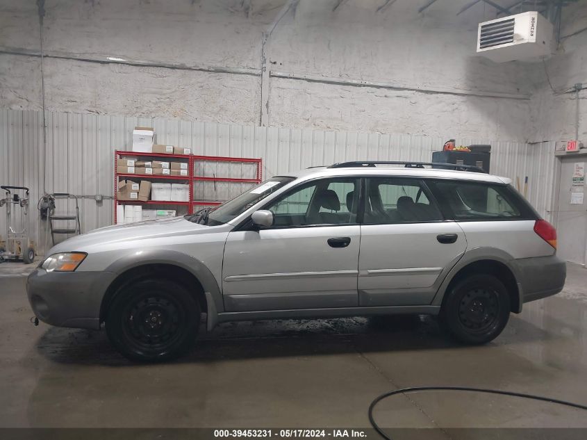 2007 Subaru Outback 2.5I Basic VIN: 4S4BP61C177313507 Lot: 39453231