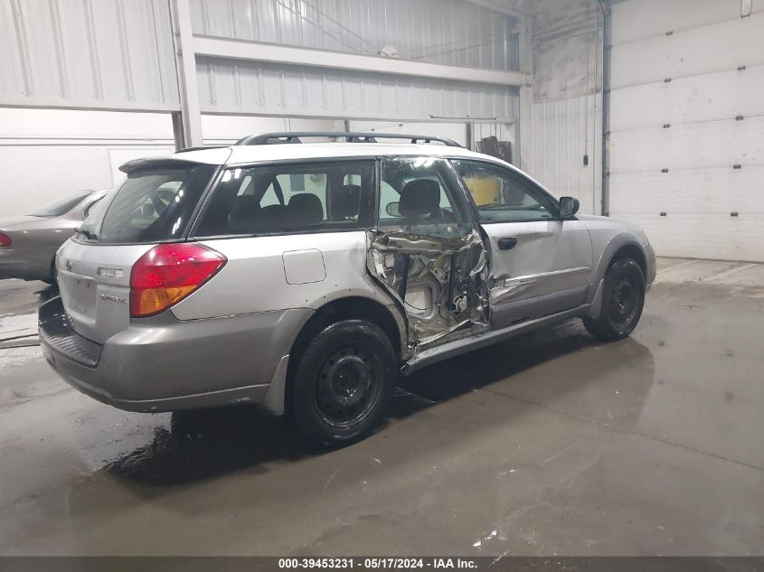 2007 Subaru Outback 2.5I Basic VIN: 4S4BP61C177313507 Lot: 39453231