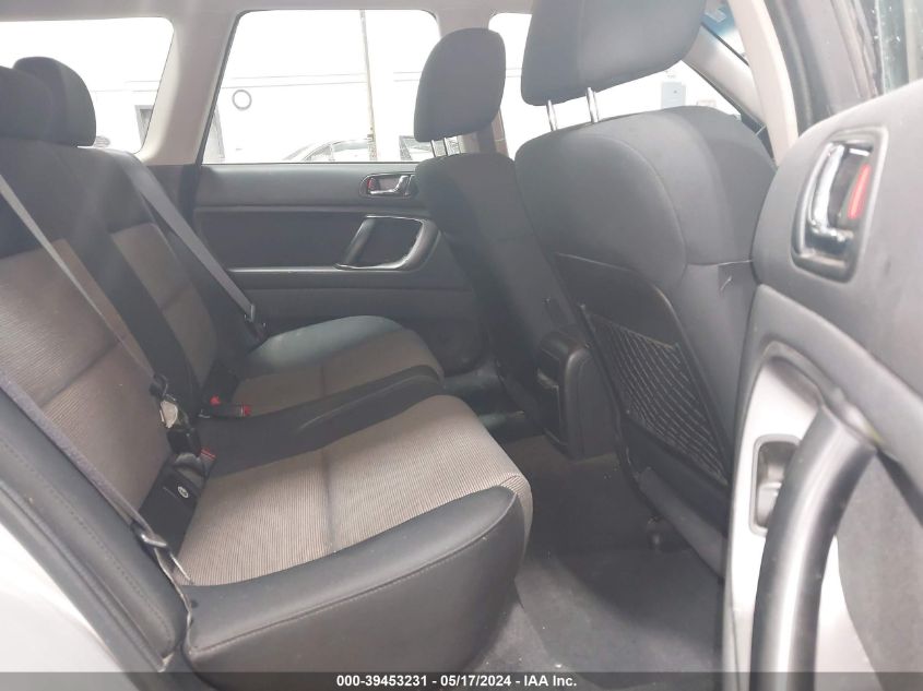 2007 Subaru Outback 2.5I Basic VIN: 4S4BP61C177313507 Lot: 39453231