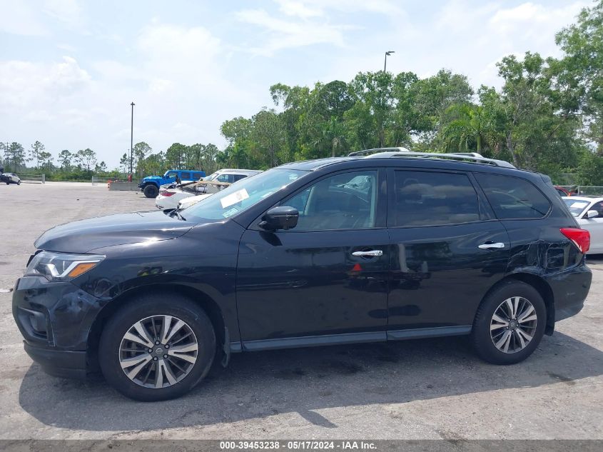 2017 Nissan Pathfinder Sl VIN: 5N1DR2MN8HC669034 Lot: 39453238