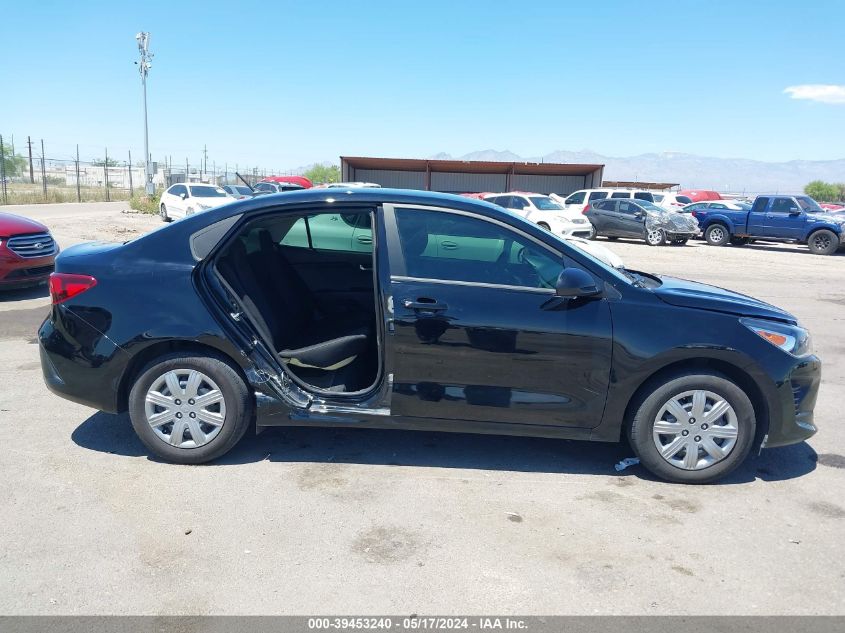 2022 Kia Rio Lx VIN: 3KPA24AD4NE502290 Lot: 39453240