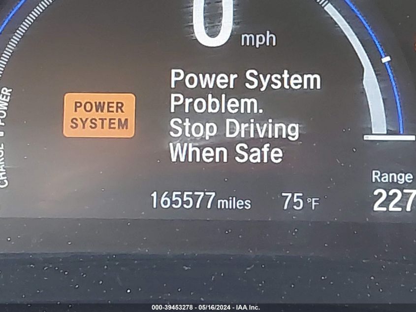 2020 Honda Clarity Plug-In Hybrid VIN: JHMZC5F13LC001527 Lot: 39453278