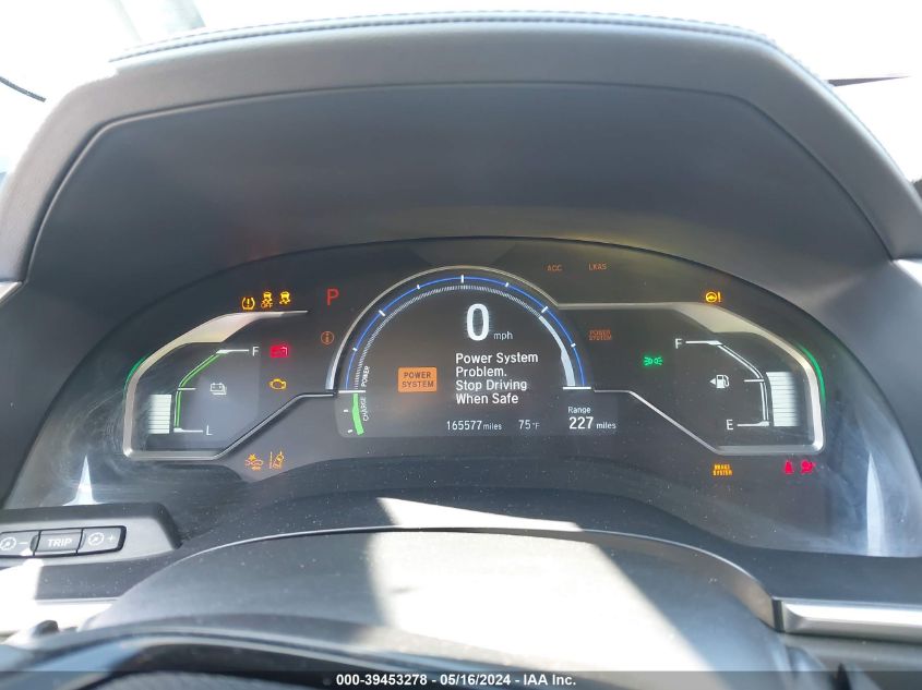 2020 Honda Clarity Plug-In Hybrid VIN: JHMZC5F13LC001527 Lot: 39453278
