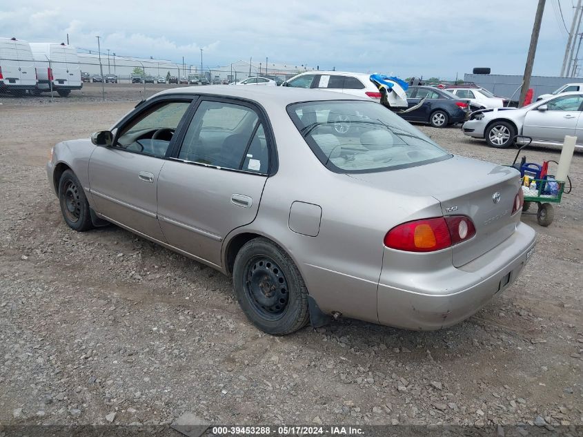 2002 Toyota Corolla Le VIN: 2T1BR12E62C574852 Lot: 39453288