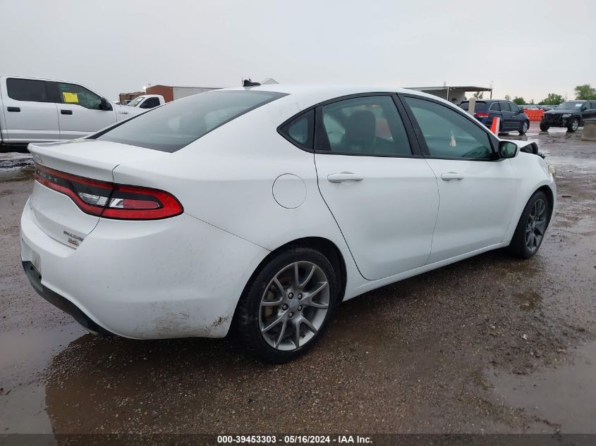 2014 Dodge Dart Sxt VIN: 1C3CDFBBXED861273 Lot: 39453303