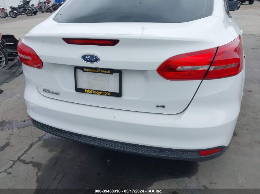 2016 Ford Focus Se VIN: 1FADP3F27GL345340 Lot: 39453316