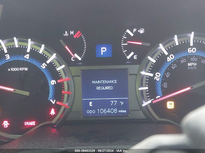 2016 Toyota 4Runner Sr5 VIN: JTEZU5JRXG5141561 Lot: 39453329