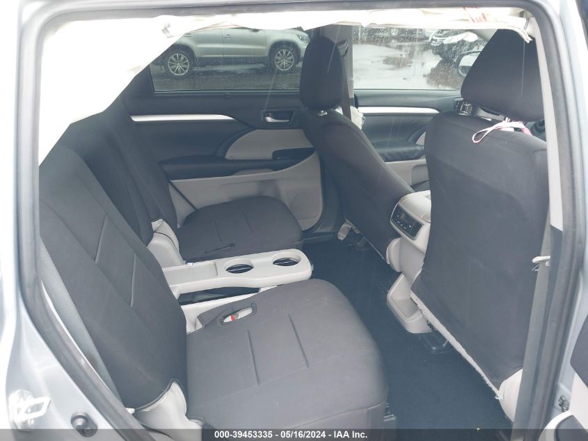 2015 Toyota Highlander Xle V6 VIN: 5TDKKRFH2FS050179 Lot: 39453335