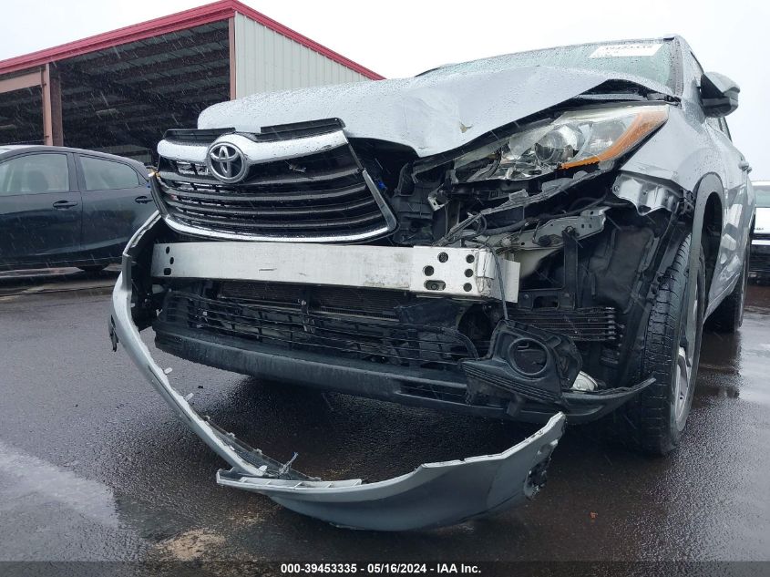 2015 Toyota Highlander Xle V6 VIN: 5TDKKRFH2FS050179 Lot: 39453335