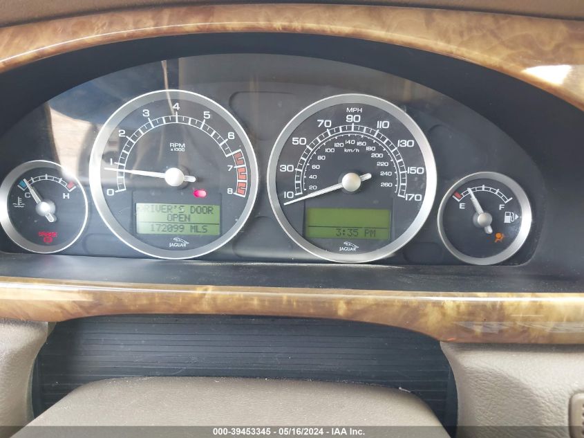 2005 Jaguar S-Type 3.0L V6 VIN: SAJWA01T05FN34878 Lot: 39453345