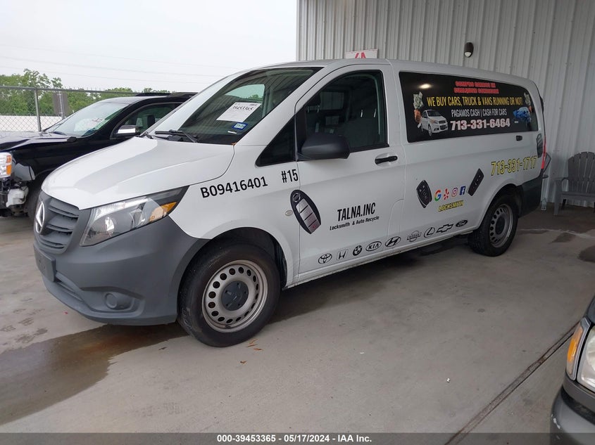 2022 Mercedes-Benz Metris VIN: W1YV0BEY7N4161506 Lot: 39453365