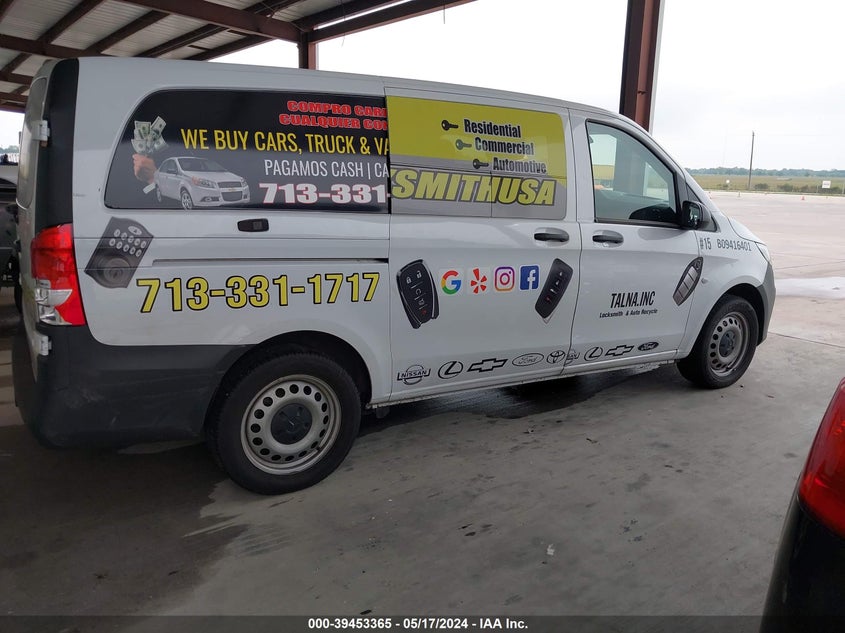 2022 Mercedes-Benz Metris VIN: W1YV0BEY7N4161506 Lot: 39453365
