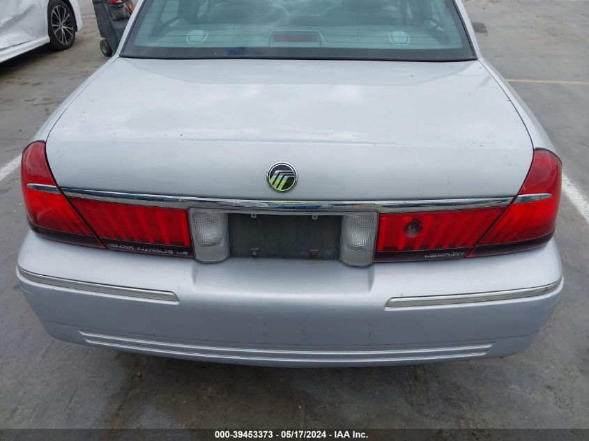 2000 Mercury Grand Marquis Ls VIN: 2MEFM75W9YX654947 Lot: 39453373