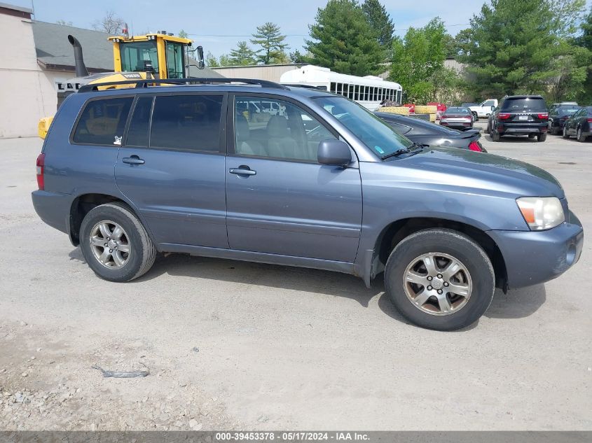 2006 Toyota Highlander V6 VIN: JTEEP21AX60187210 Lot: 39453378