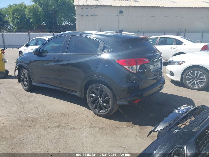 2022 Honda Hr-V 2Wd Sport VIN: 3CZRU5H11NM702395 Lot: 39453381