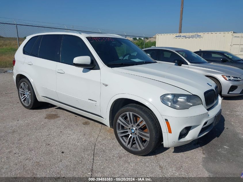 2013 BMW X5 xDrive50I VIN: 5UXZV8C53DL899339 Lot: 39453383