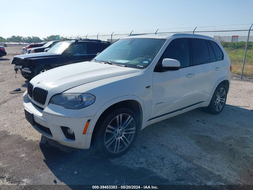 2013 BMW X5 xDrive50I VIN: 5UXZV8C53DL899339 Lot: 39453383