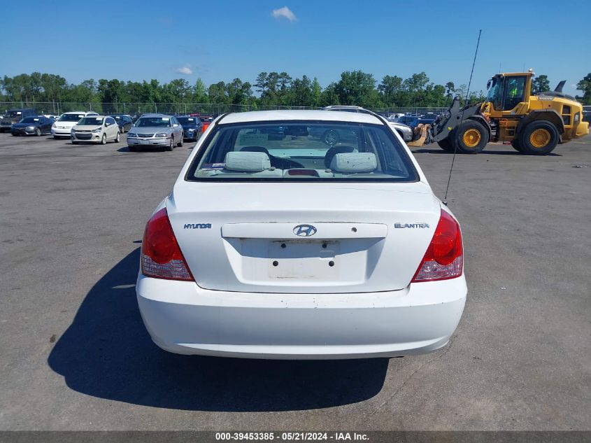 2004 Hyundai Elantra Gls/Gt VIN: KMHDN46D04U893558 Lot: 39453385