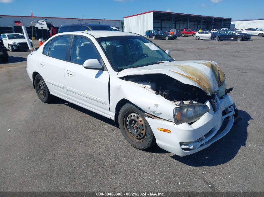 2004 Hyundai Elantra Gls/Gt VIN: KMHDN46D04U893558 Lot: 39453385