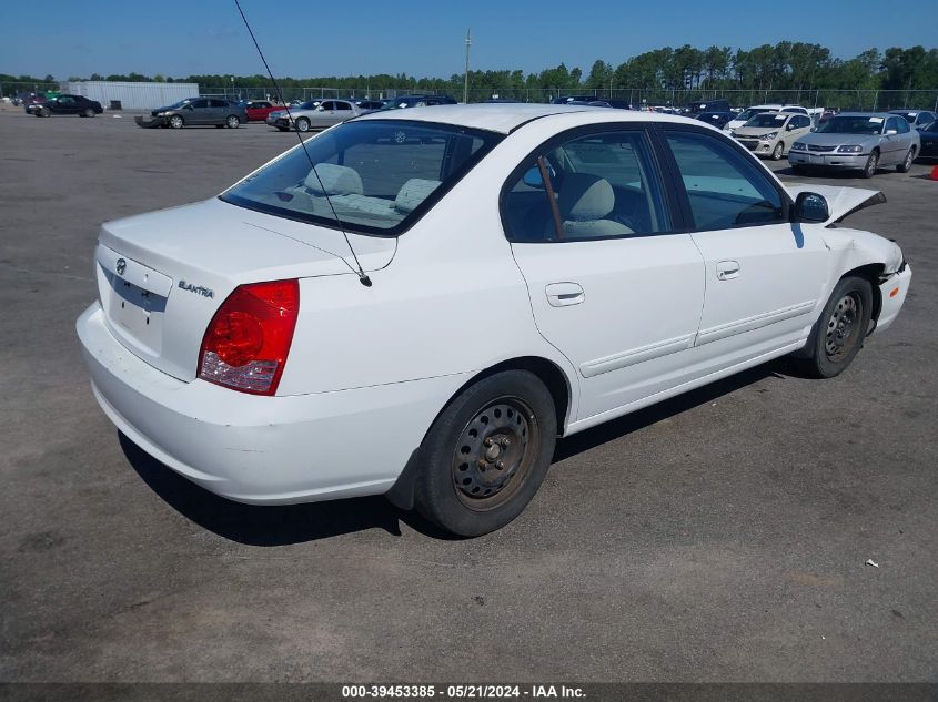 2004 Hyundai Elantra Gls/Gt VIN: KMHDN46D04U893558 Lot: 39453385