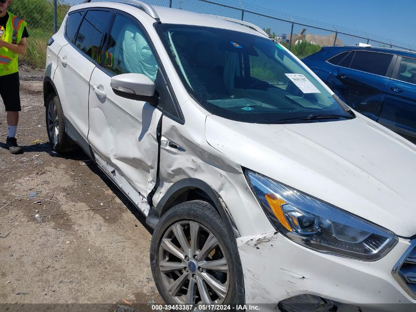 2017 Ford Escape Titanium VIN: 1FMCU0J9XHUE18306 Lot: 39453387