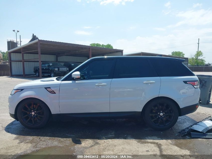 2017 Land Rover Range Rover Sport 3.0L V6 Supercharged Hse VIN: SALWR2FV8HA130900 Lot: 39453412