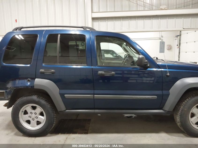 2005 Jeep Liberty Sport VIN: 1J4GL48K25W639840 Lot: 39453413