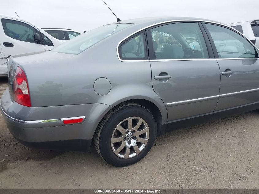 2003 Volkswagen Passat Gls VIN: WVWPD63B53P393458 Lot: 39453468