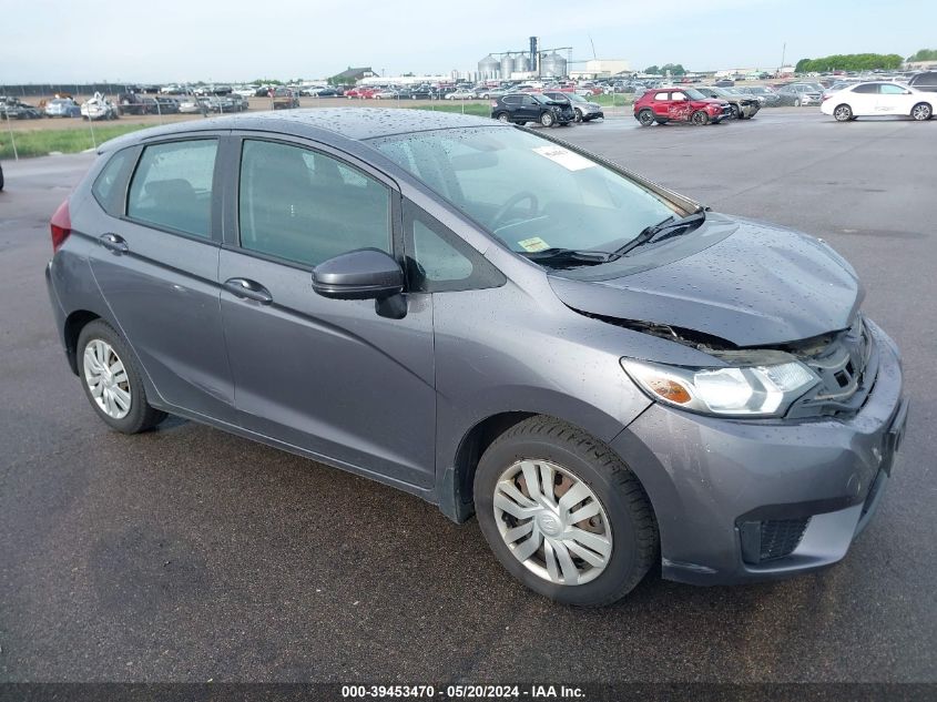 2016 Honda Fit Lx VIN: 3HGGK5H58GM704641 Lot: 39453470