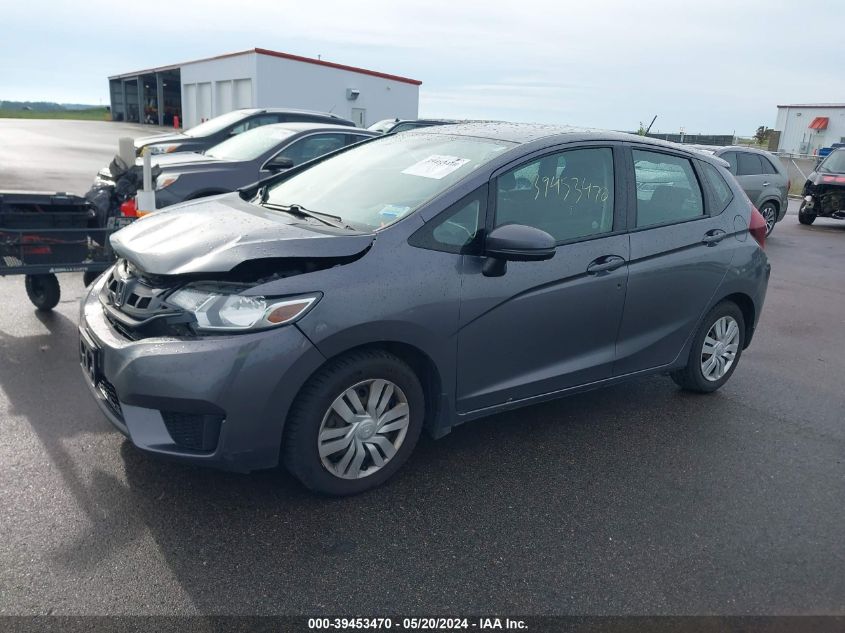 2016 Honda Fit Lx VIN: 3HGGK5H58GM704641 Lot: 39453470