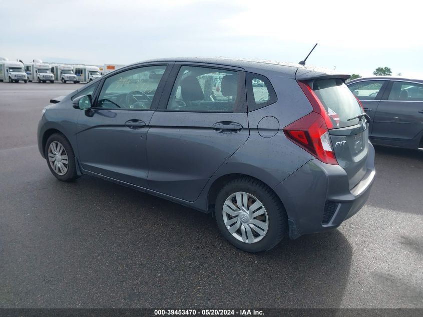 2016 Honda Fit Lx VIN: 3HGGK5H58GM704641 Lot: 39453470