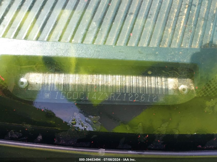 1994 Chevrolet Gmt-400 C1500 VIN: 1GCDC14Z3RZ122612 Lot: 39453494