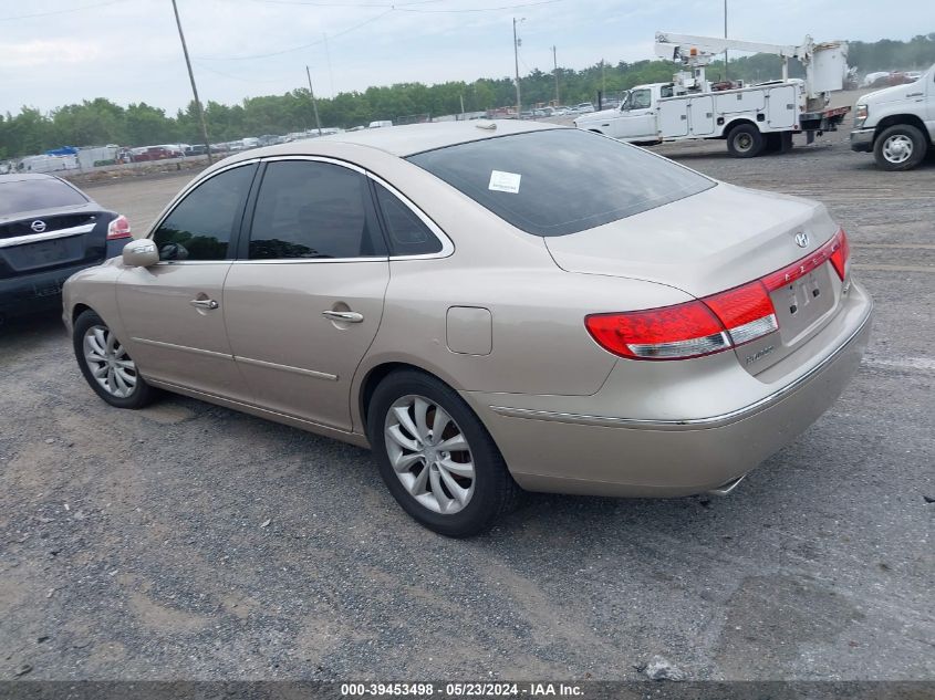 2008 Hyundai Azera Limited VIN: KMHFC46F38A263038 Lot: 39453498