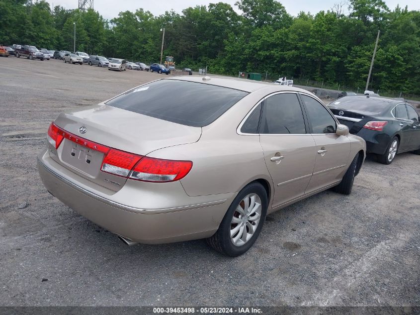 2008 Hyundai Azera Limited VIN: KMHFC46F38A263038 Lot: 39453498