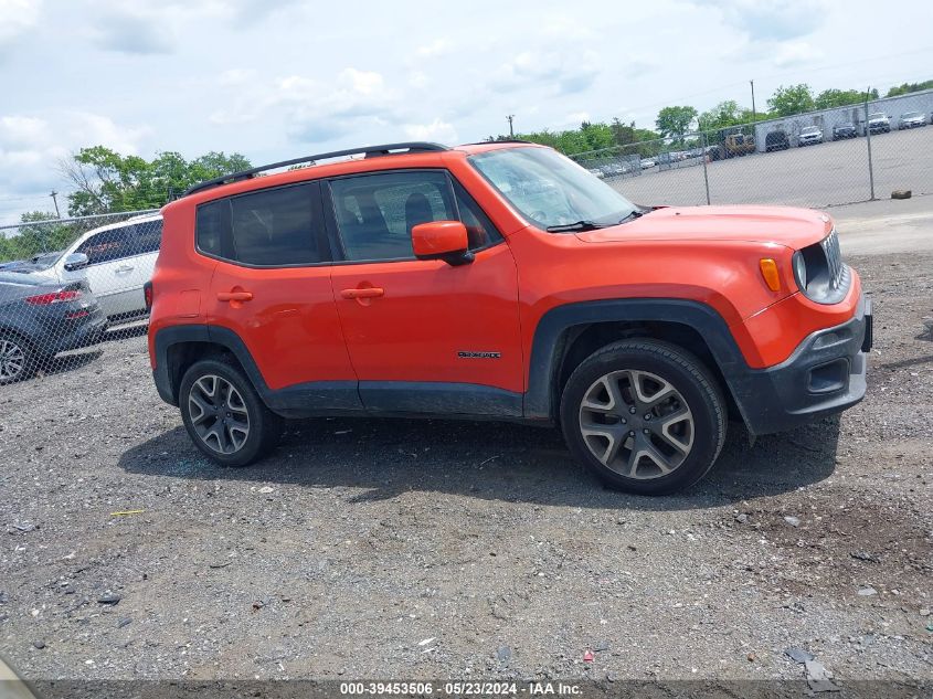 2017 Jeep Renegade Latitude 4X4 VIN: ZACCJBBB1HPG02271 Lot: 39453506