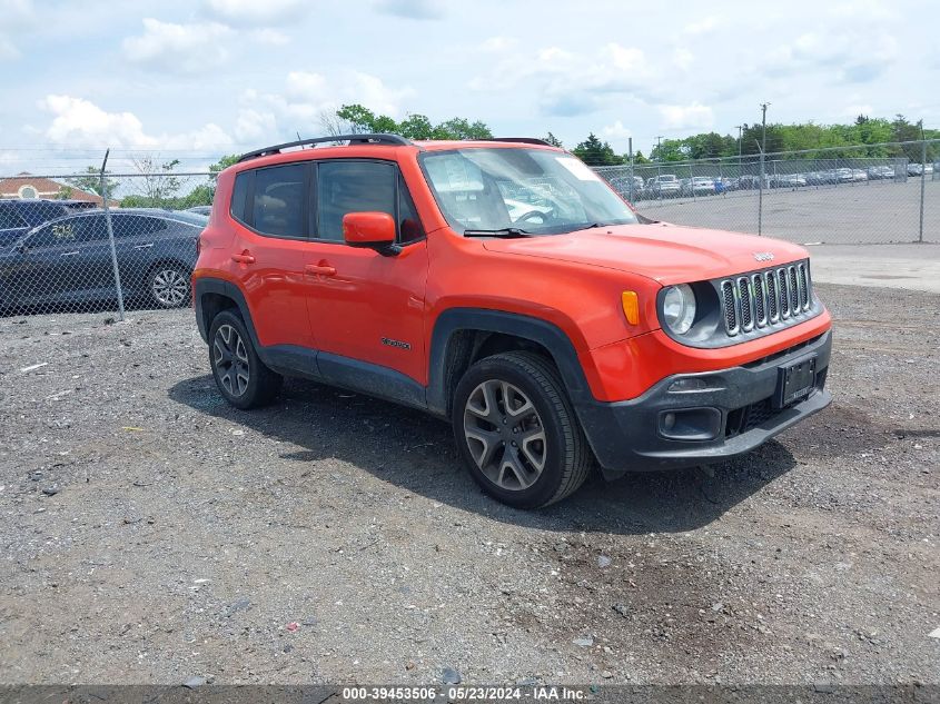 2017 Jeep Renegade Latitude 4X4 VIN: ZACCJBBB1HPG02271 Lot: 39453506