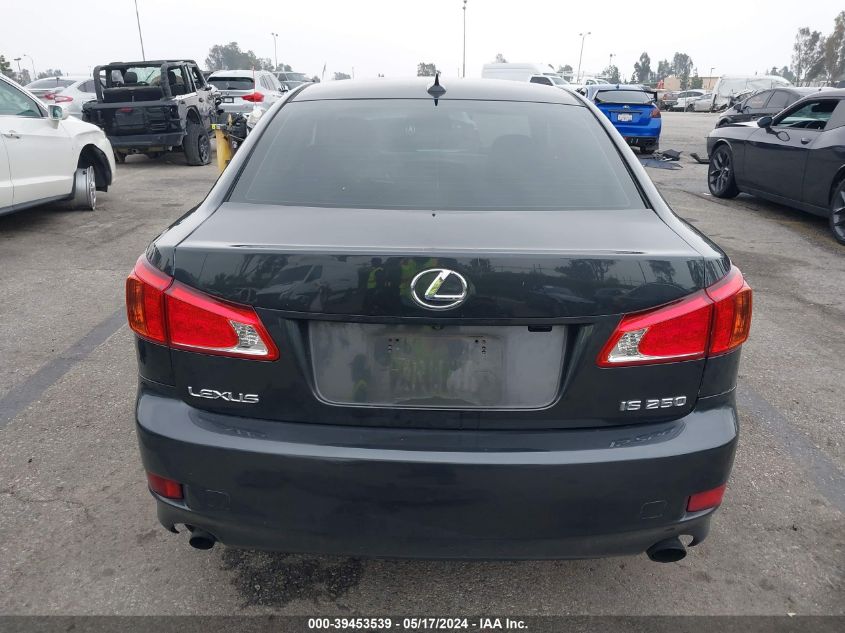 2009 Lexus Is 250 VIN: JTHBK262495091215 Lot: 39453539