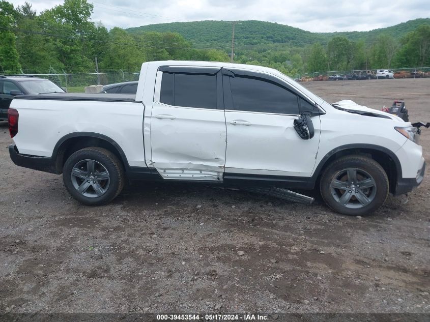 2021 Honda Ridgeline Awd Rtl VIN: 5FPYK3F50MB006414 Lot: 39453544