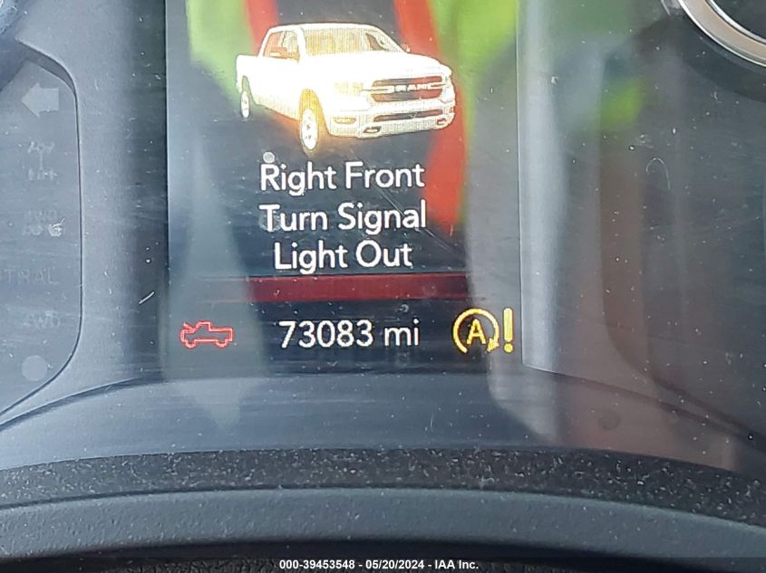 2020 Ram 1500 Big Horn 4X4 5'7 Box VIN: 1C6RRFFG4LN317265 Lot: 39453548