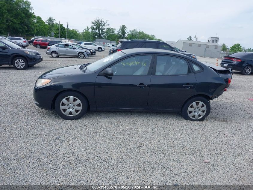 2009 Hyundai Elantra Gls VIN: KMHDU46D79U607103 Lot: 39453578