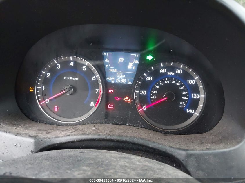 2012 Hyundai Accent Se VIN: KMHCU5AE9CU004873 Lot: 39453584