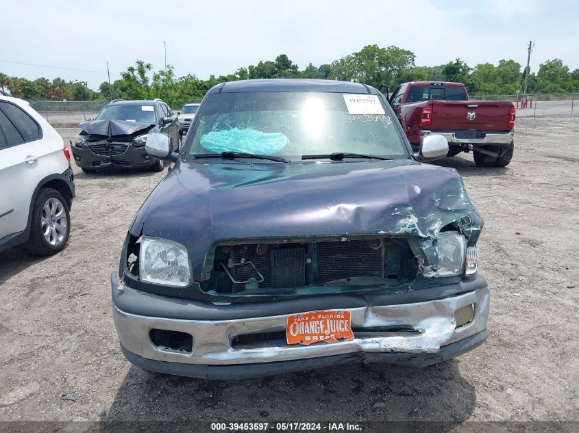 2000 Toyota Tundra Sr5 V8 VIN: 5TBRT3412YS009335 Lot: 39453597