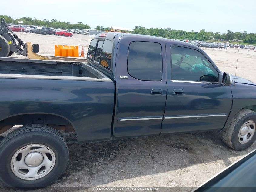 2000 Toyota Tundra Sr5 V8 VIN: 5TBRT3412YS009335 Lot: 39453597