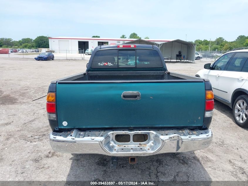 2000 Toyota Tundra Sr5 V8 VIN: 5TBRT3412YS009335 Lot: 39453597