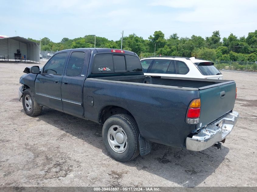 2000 Toyota Tundra Sr5 V8 VIN: 5TBRT3412YS009335 Lot: 39453597