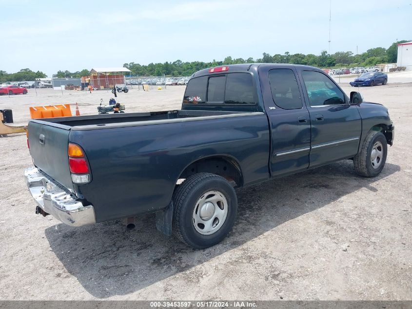 2000 Toyota Tundra Sr5 V8 VIN: 5TBRT3412YS009335 Lot: 39453597