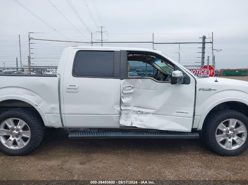 2011 Ford F-150 Lariat VIN: 1FTFW1CT0BFA72823 Lot: 39453600