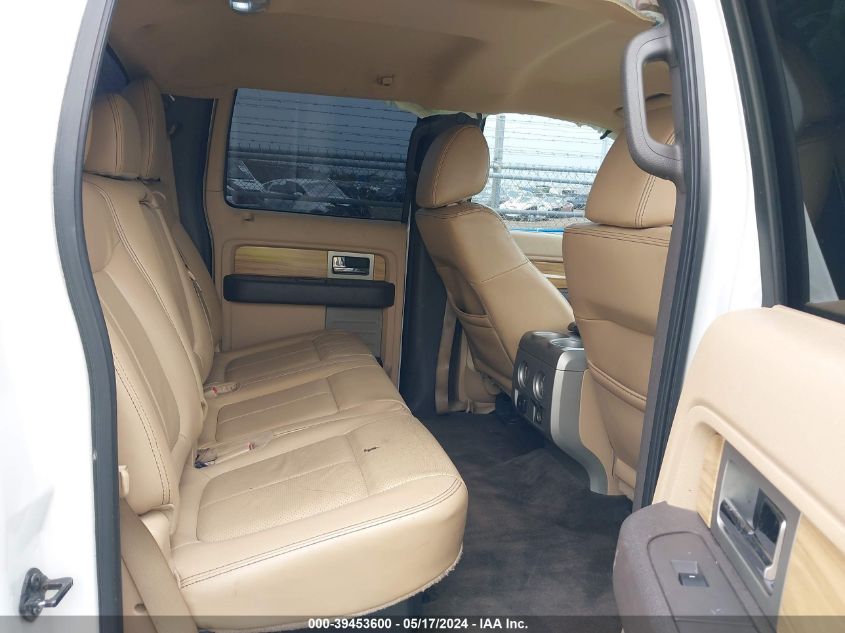 2011 Ford F-150 Lariat VIN: 1FTFW1CT0BFA72823 Lot: 39453600