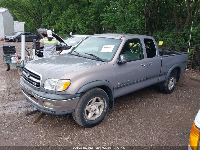 2000 Toyota Tundra Sr5 V8 VIN: 5TBBT4419YS016354 Lot: 39453602