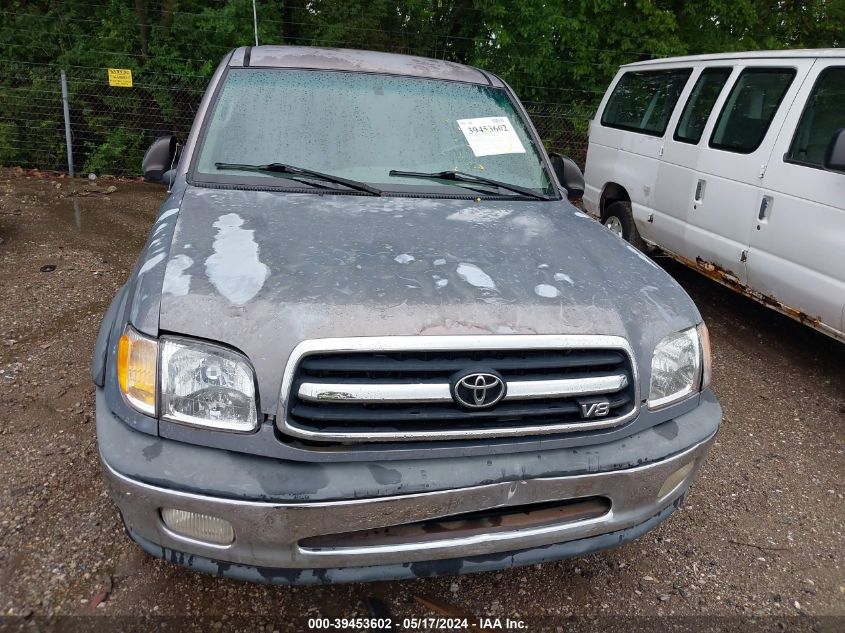 2000 Toyota Tundra Sr5 V8 VIN: 5TBBT4419YS016354 Lot: 39453602